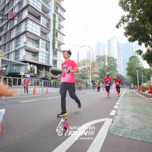 Race photo from SMARTFREN RUN 2026