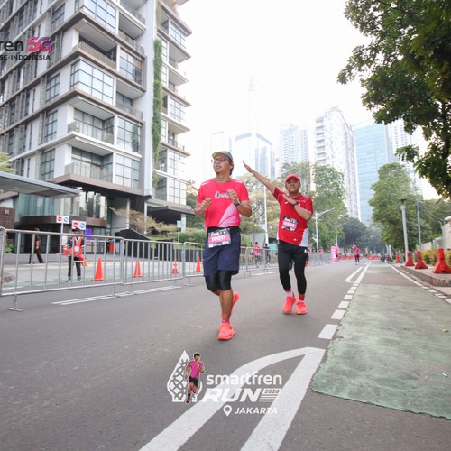 Race photo from SMARTFREN RUN 2026