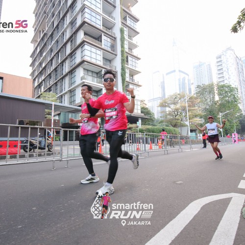Race photo from SMARTFREN RUN 2026