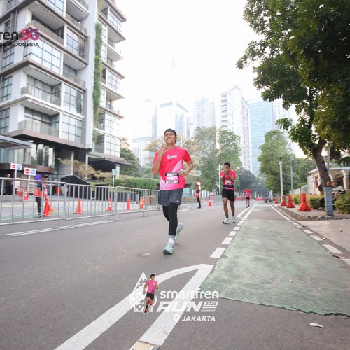 Race photo from SMARTFREN RUN 2026
