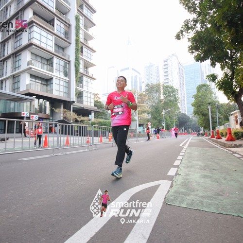 Race photo from SMARTFREN RUN 2026