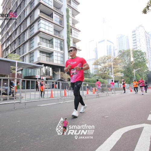 Race photo from SMARTFREN RUN 2026