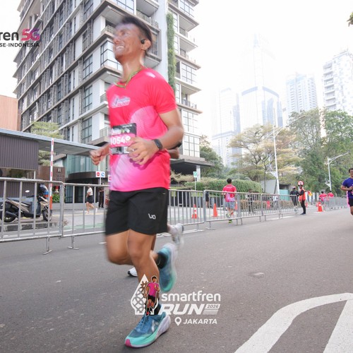Race photo from SMARTFREN RUN 2026