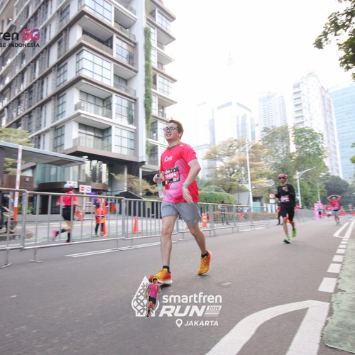 Race photo from SMARTFREN RUN 2026