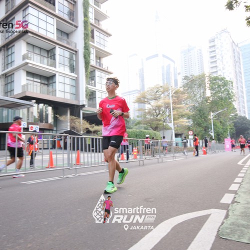 Race photo from SMARTFREN RUN 2026
