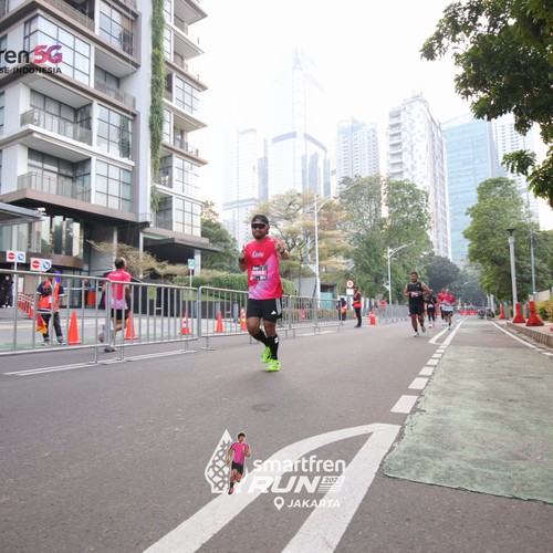 Race photo from SMARTFREN RUN 2026