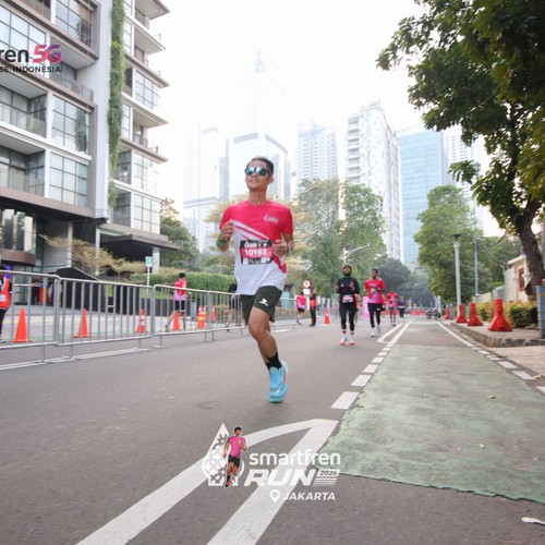 Race photo from SMARTFREN RUN 2026