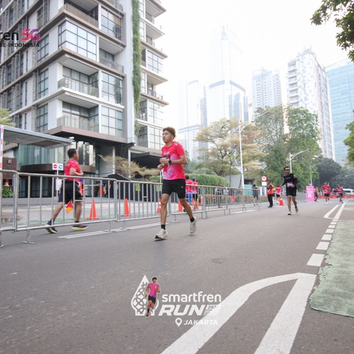 Race photo from SMARTFREN RUN 2026