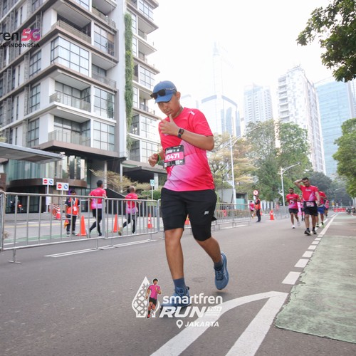 Race photo from SMARTFREN RUN 2026