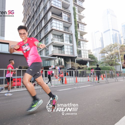Race photo from SMARTFREN RUN 2026