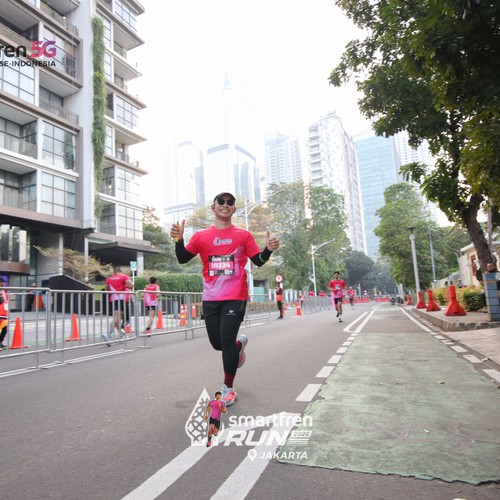 Race photo from SMARTFREN RUN 2026
