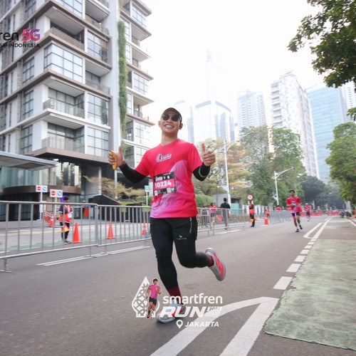 Race photo from SMARTFREN RUN 2026
