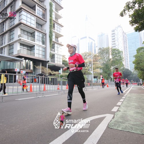 Race photo from SMARTFREN RUN 2026