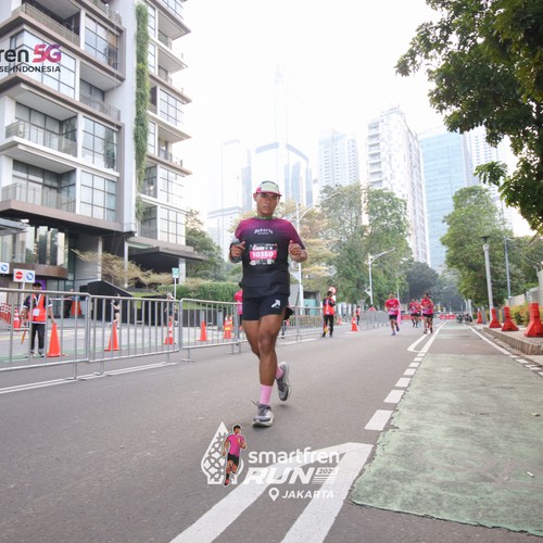 Race photo from SMARTFREN RUN 2026
