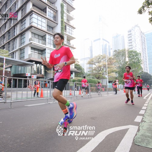 Race photo from SMARTFREN RUN 2026