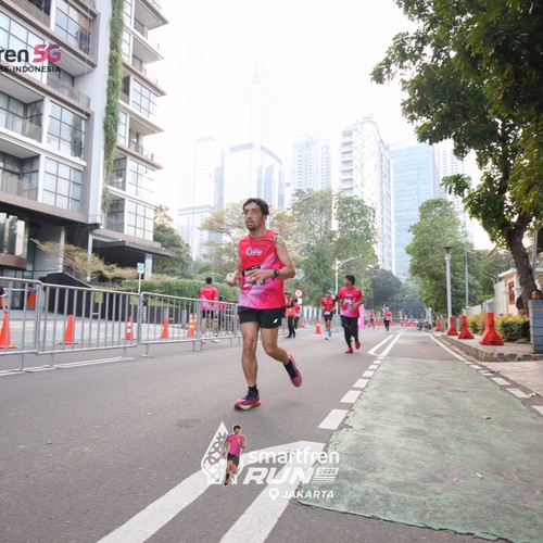 Race photo from SMARTFREN RUN 2026