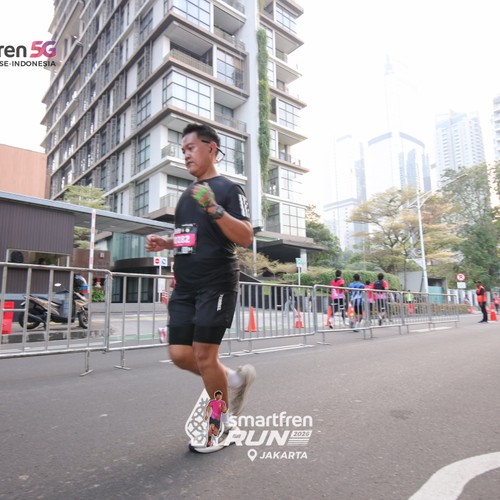 Race photo from SMARTFREN RUN 2026