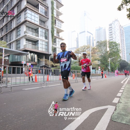 Race photo from SMARTFREN RUN 2026
