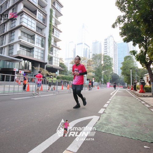Race photo from SMARTFREN RUN 2026