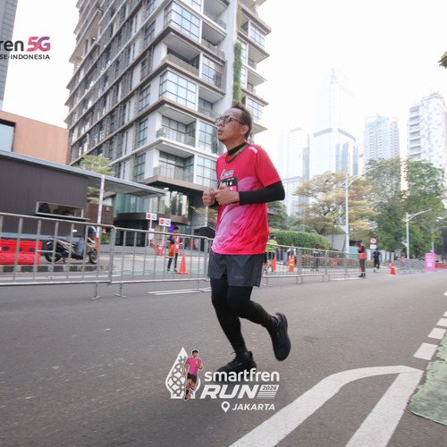 Race photo from SMARTFREN RUN 2026