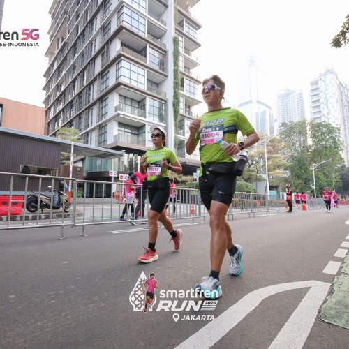 Race photo from SMARTFREN RUN 2026