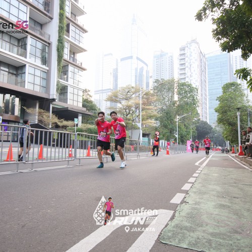 Race photo from SMARTFREN RUN 2026
