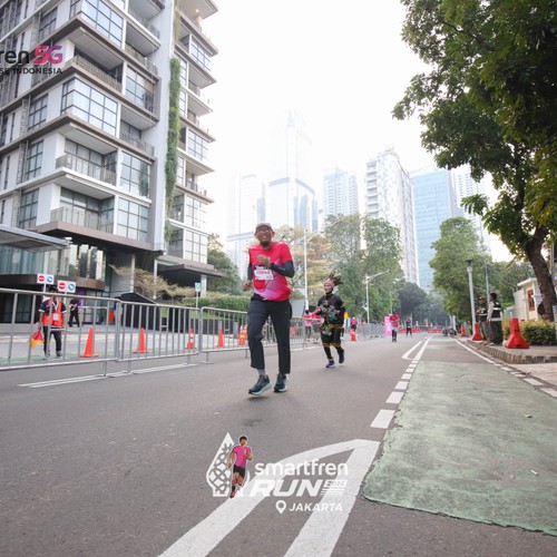 Race photo from SMARTFREN RUN 2026
