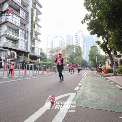 Race photo from SMARTFREN RUN 2026