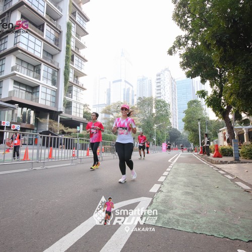 Race photo from SMARTFREN RUN 2026