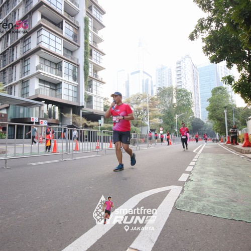 Race photo from SMARTFREN RUN 2026