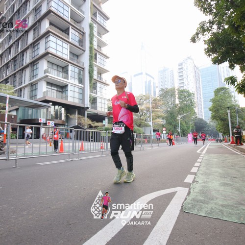 Race photo from SMARTFREN RUN 2026