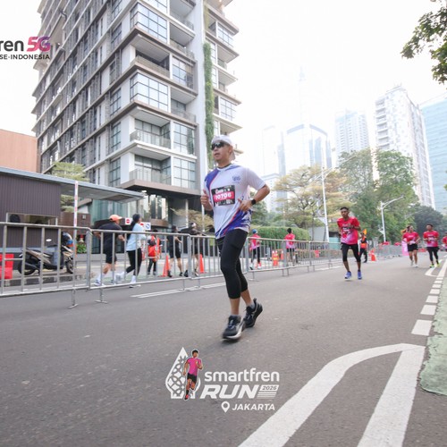Race photo from SMARTFREN RUN 2026