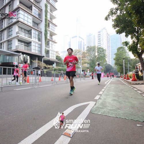 Race photo from SMARTFREN RUN 2026