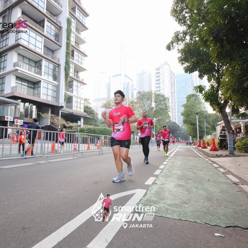 Race photo from SMARTFREN RUN 2026