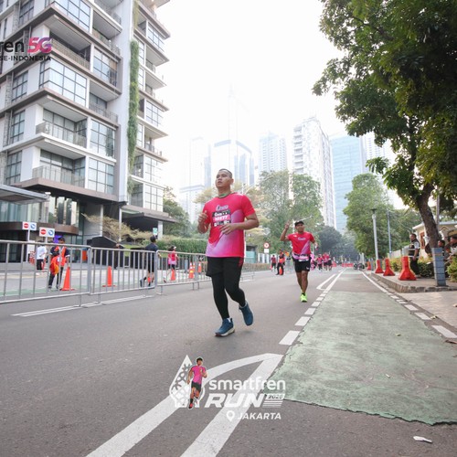 Race photo from SMARTFREN RUN 2026