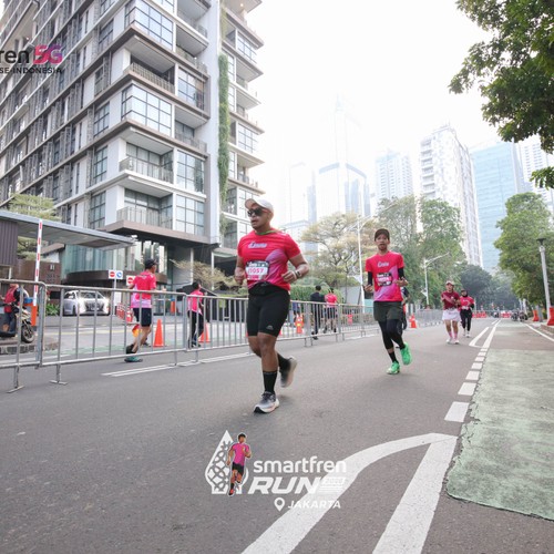 Race photo from SMARTFREN RUN 2026