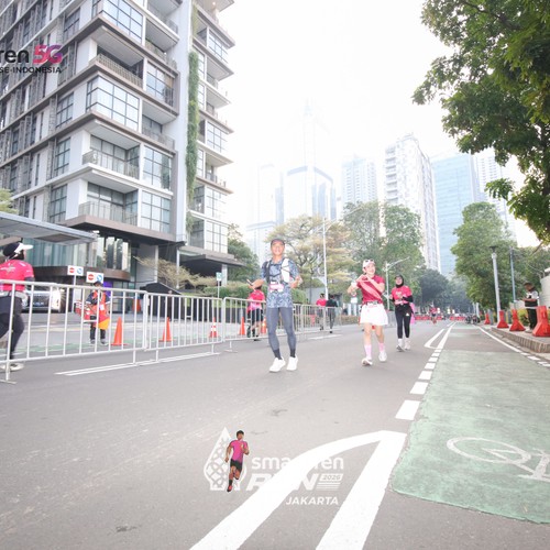 Race photo from SMARTFREN RUN 2026