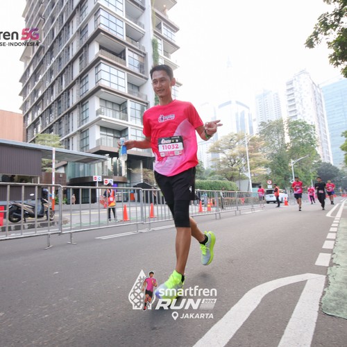 Race photo from SMARTFREN RUN 2026