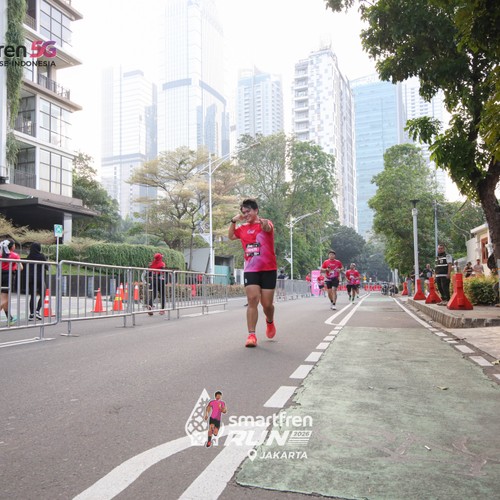 Race photo from SMARTFREN RUN 2026