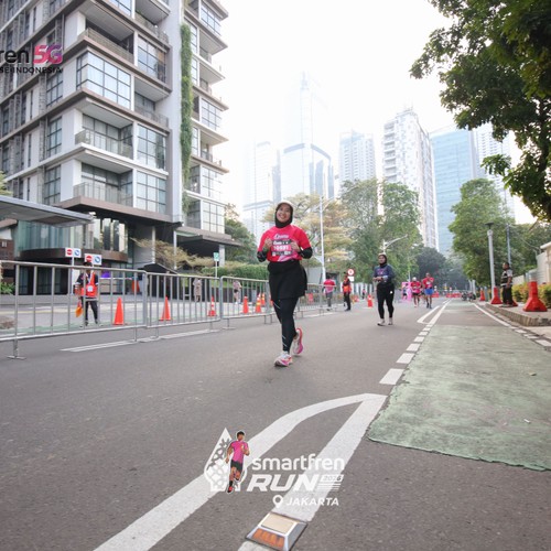 Race photo from SMARTFREN RUN 2026