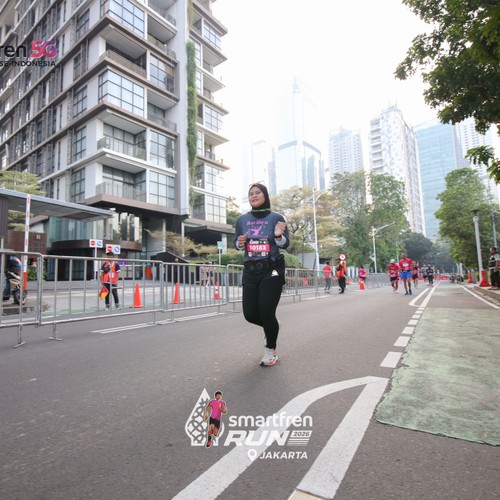 Race photo from SMARTFREN RUN 2026