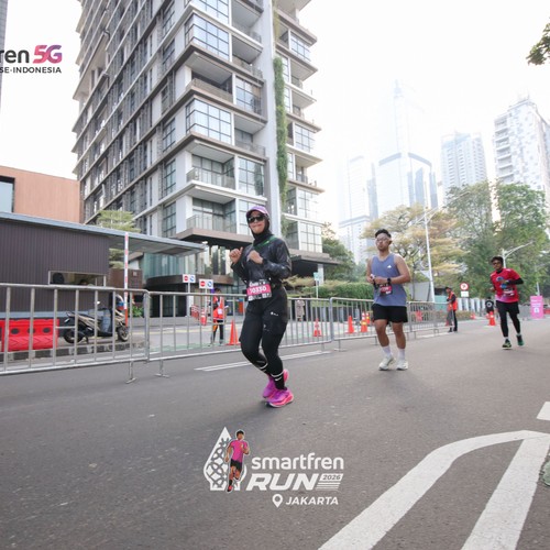 Race photo from SMARTFREN RUN 2026