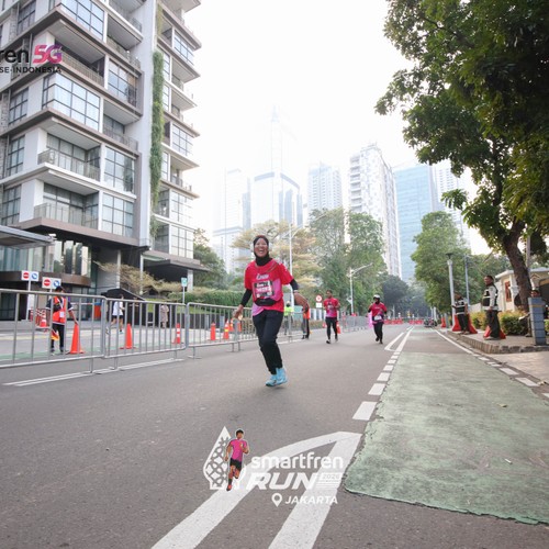Race photo from SMARTFREN RUN 2026