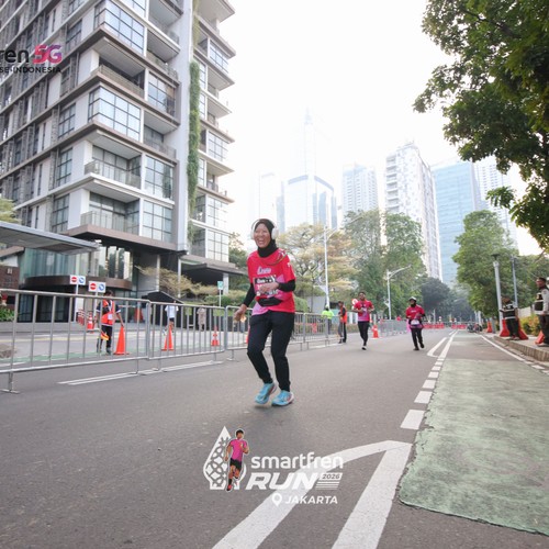 Race photo from SMARTFREN RUN 2026