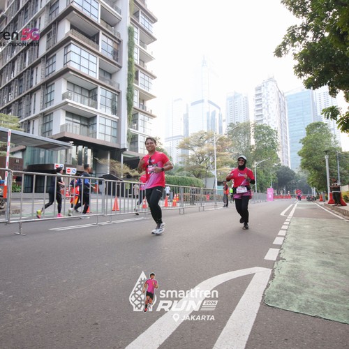 Race photo from SMARTFREN RUN 2026