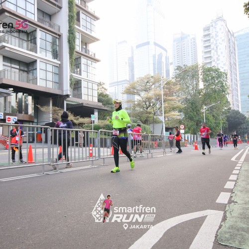 Race photo from SMARTFREN RUN 2026
