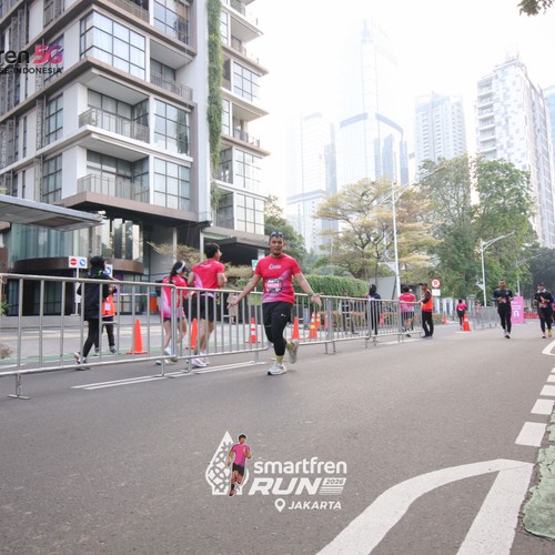 Race photo from SMARTFREN RUN 2026