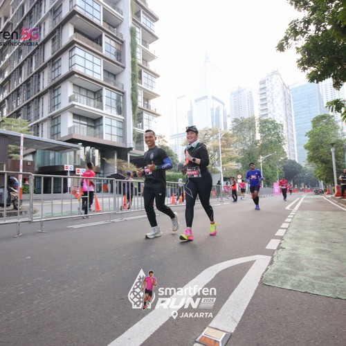 Race photo from SMARTFREN RUN 2026