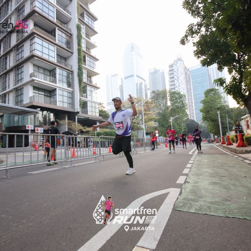 Race photo from SMARTFREN RUN 2026