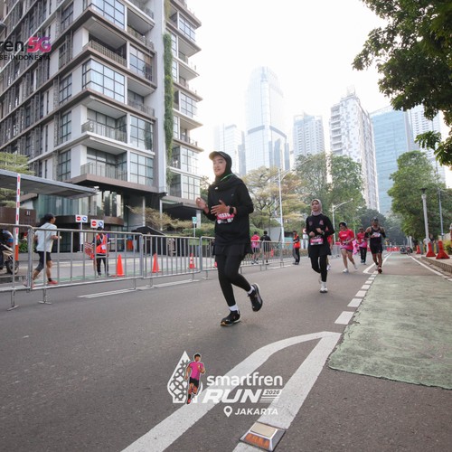 Race photo from SMARTFREN RUN 2026